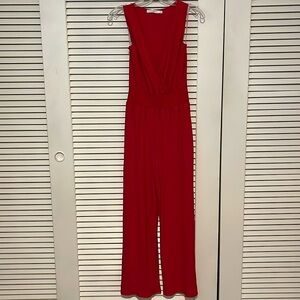 Red jumpsuit